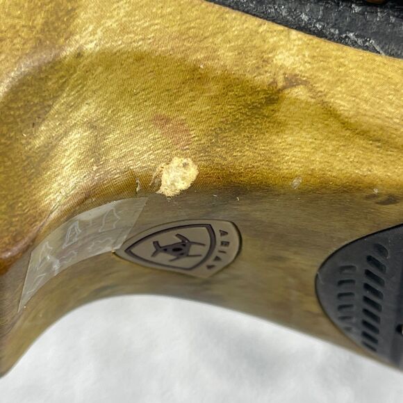 Ariat Sandals Womens Size 9B Del Ray Leather Wood Heels Black Brown 10007643 - Picture 10 of 16